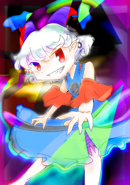 饕餮 犬魔 ミニキャラ   ポップ版