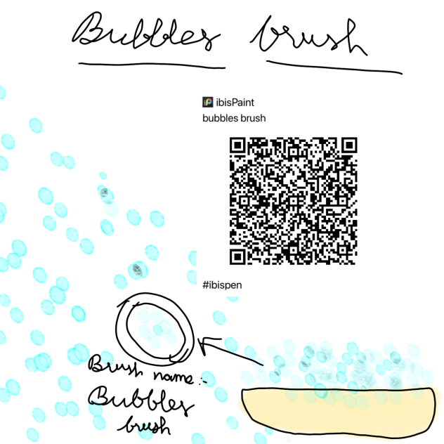 Bubbles brush