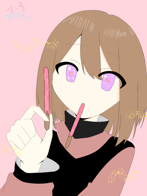 ここあねこさんの線画を塗りました〜