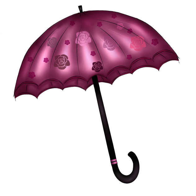 pink umbrella ibisPaint