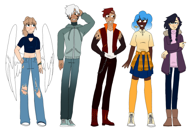Super super in casual clothes