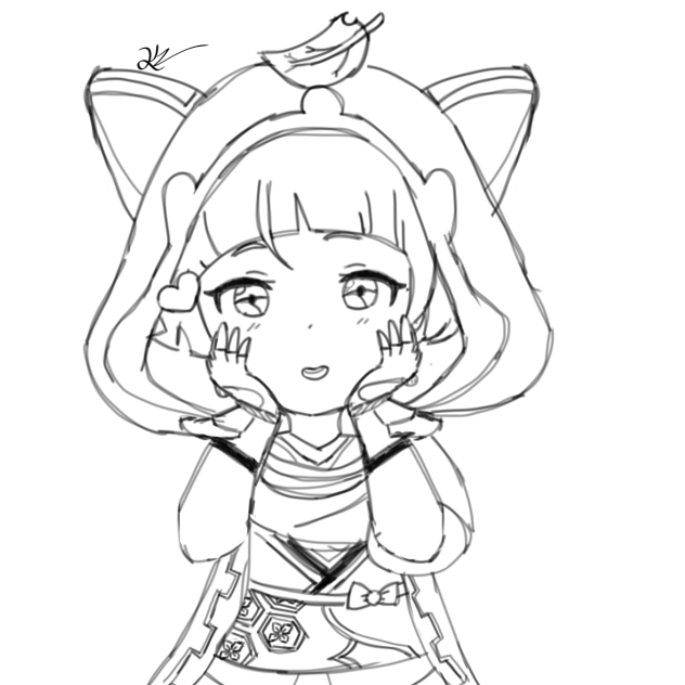 Sayu lineart 🍃 🥷