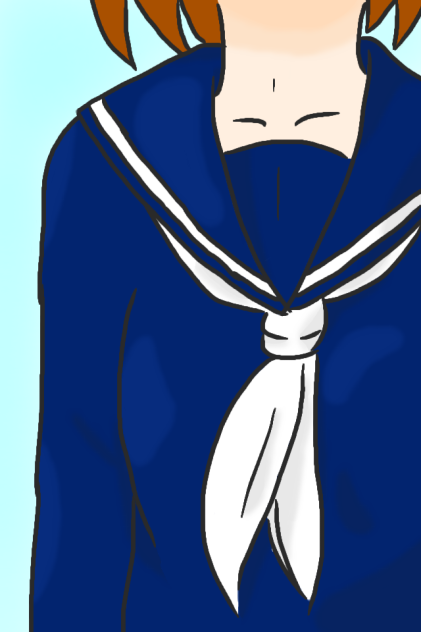 紺色セーラー服