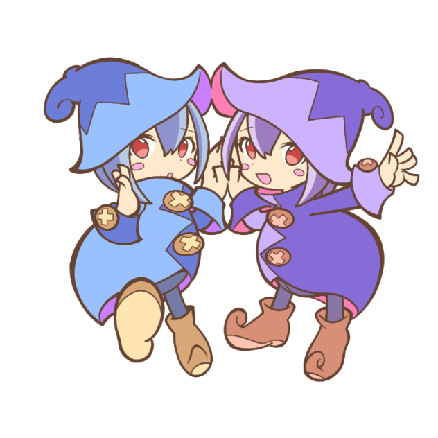 ひそひそ…💙💜