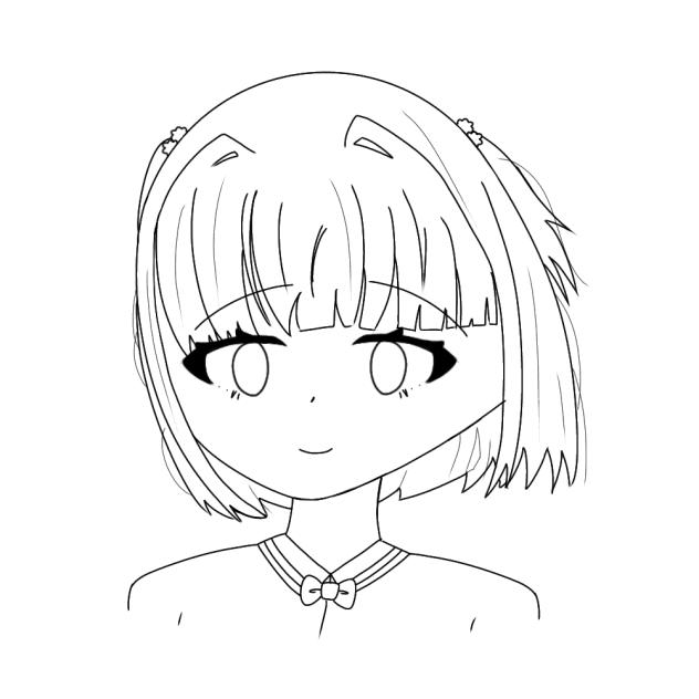 絵柄が安定しない人が書いた線画！