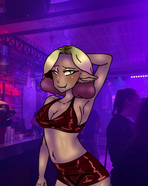 Lola at the club  🎉 🍺 🍻