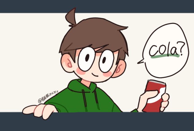 💚：コーラいる？