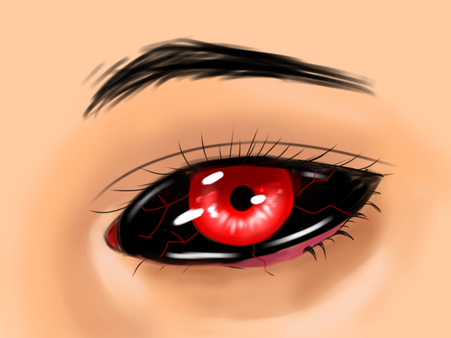 Ghoul eyes semi-realism