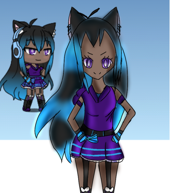 Redrawn gacha Oc - ibisPaint