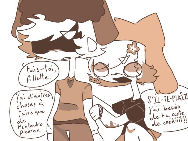 two chaotic, fighty siblings...