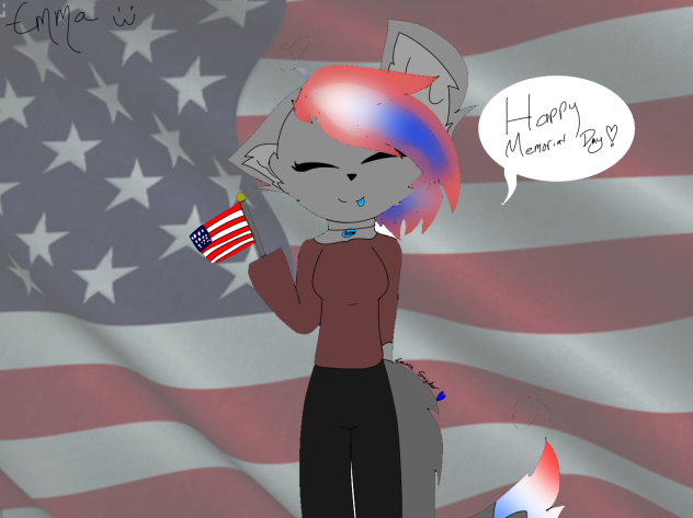 Happy Memorial Day !!! 💙💙💙 - ibisPaint