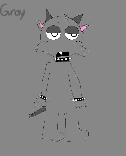 Gray fan art