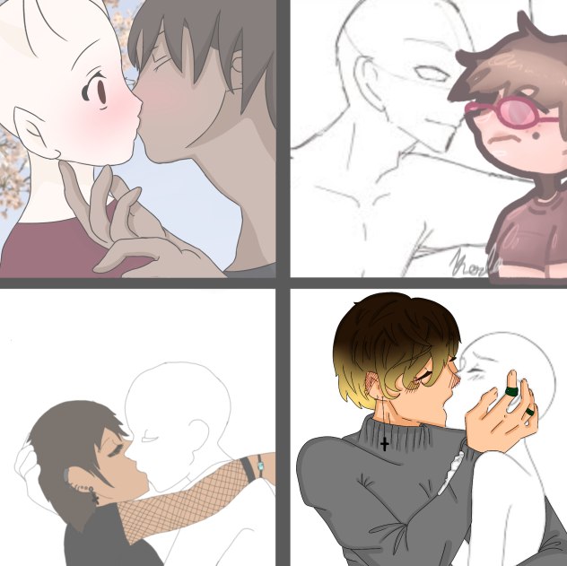 kissing collab