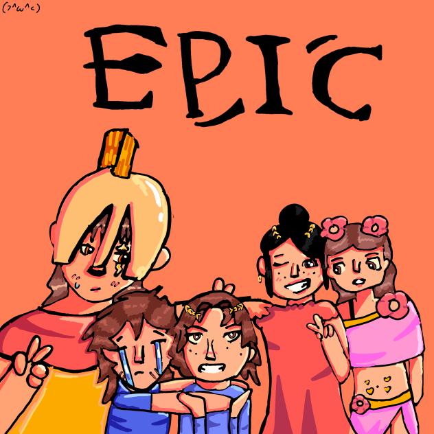 Epic poster or background