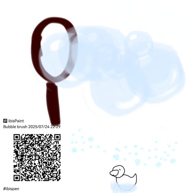 Bubble brush - ibisPaint