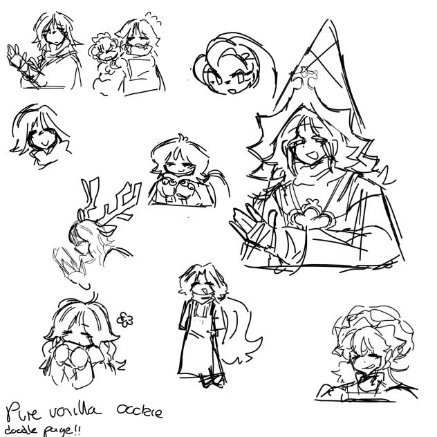Pure Vanilla cookie doodle page!!