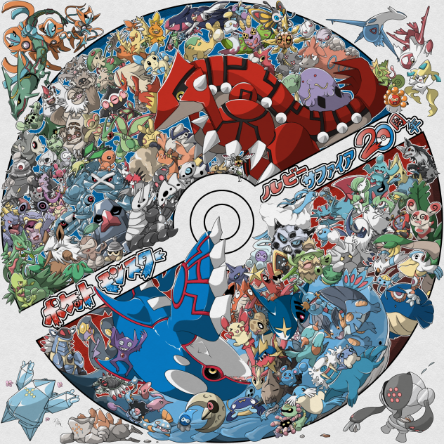 ポケモンルビサファ20周年記念絵