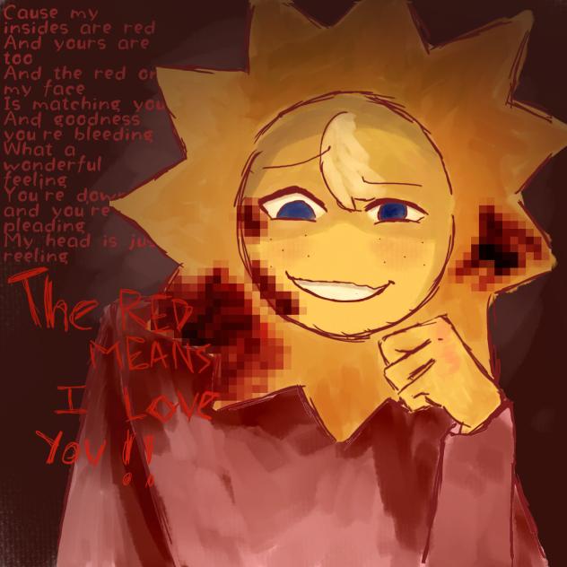 the red means i love u....