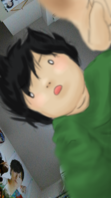 妖精がカメラを見つけた