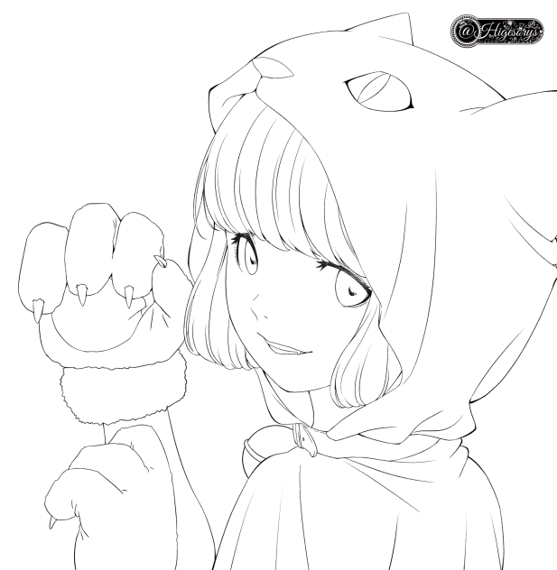 ☆ニャンダフル☆(線画)