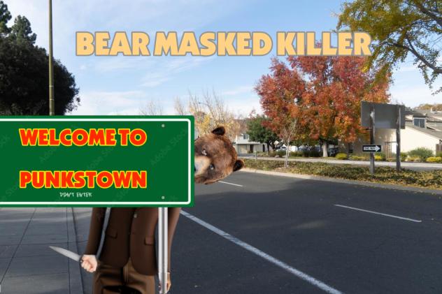 bear masked killer