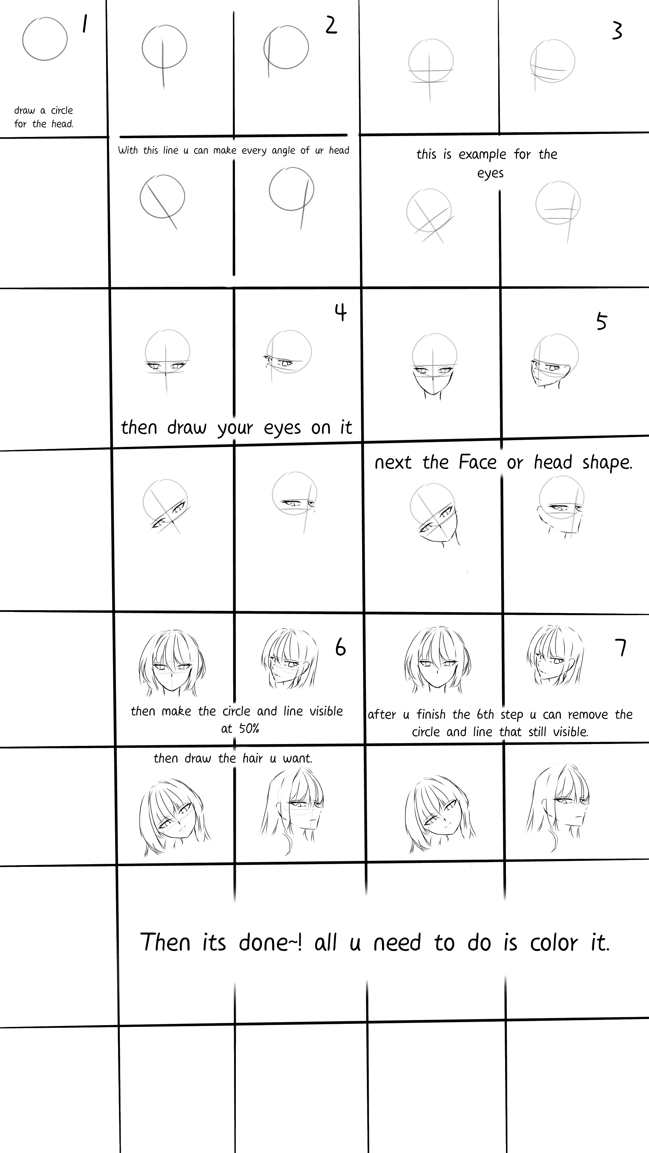 Head angle tutorial - ibisPaint