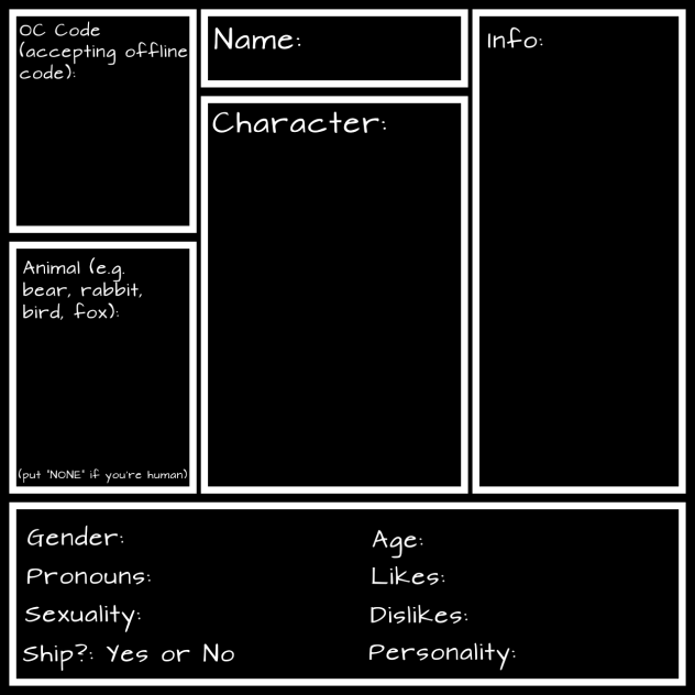 entry sheet for Red Hands