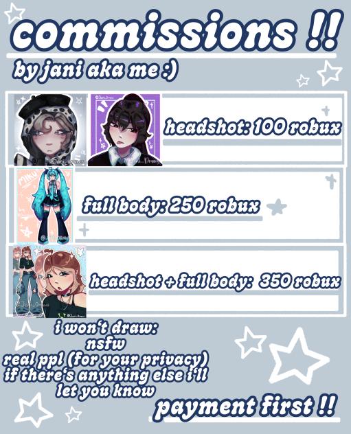 ℭ𝔬𝔪𝔪𝔦𝔰𝔰𝔦𝔬𝔫 𝔰𝔥𝔢𝔢𝔱 !! ⋆˚꩜｡ - ibisPaint