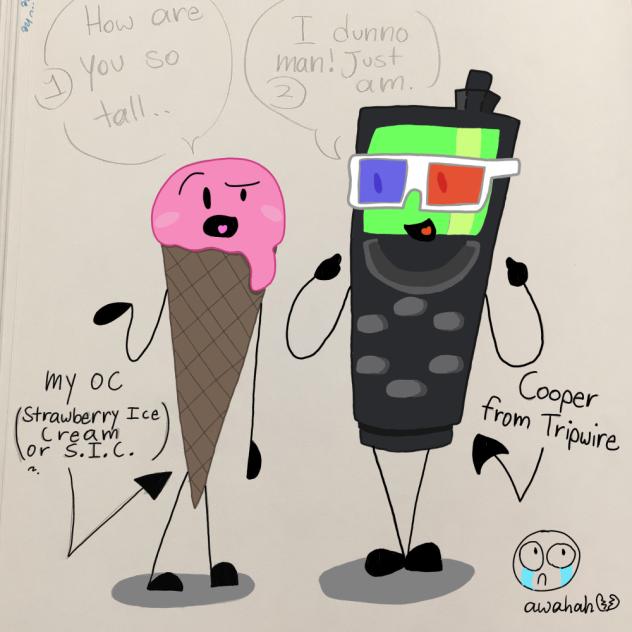 Cooper and my oc!