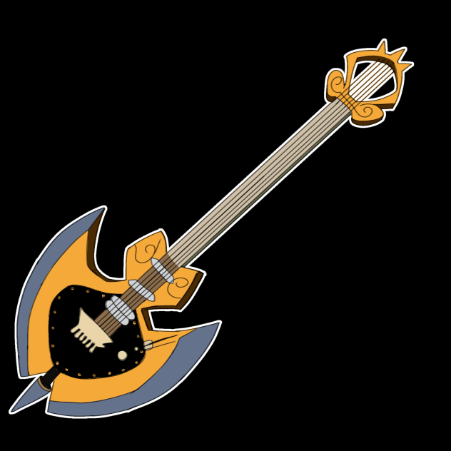 adam's guitar (traced) image is 3D