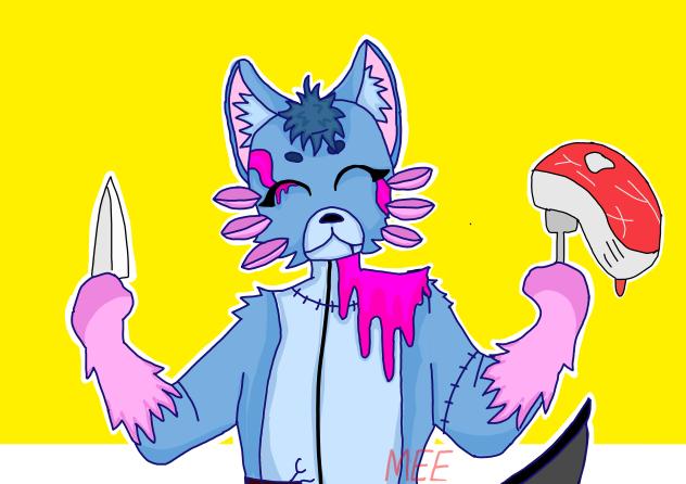 BUTCHER VANITY BUT MY FURSONA