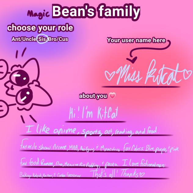 BEAN FAMILY