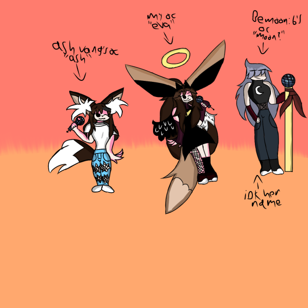 I drew in the Fnf artstyle