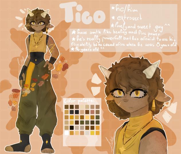 Tico ref. sheet ^^🍁🍂✨