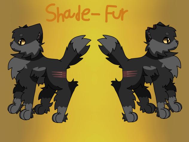 Warrior Cats, Shade-Fur, one My OCs.