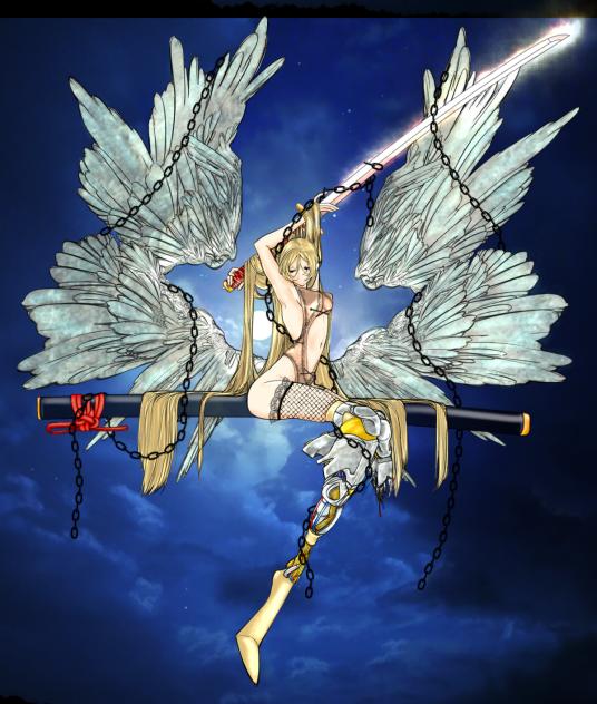 Artificial intelligence angel.