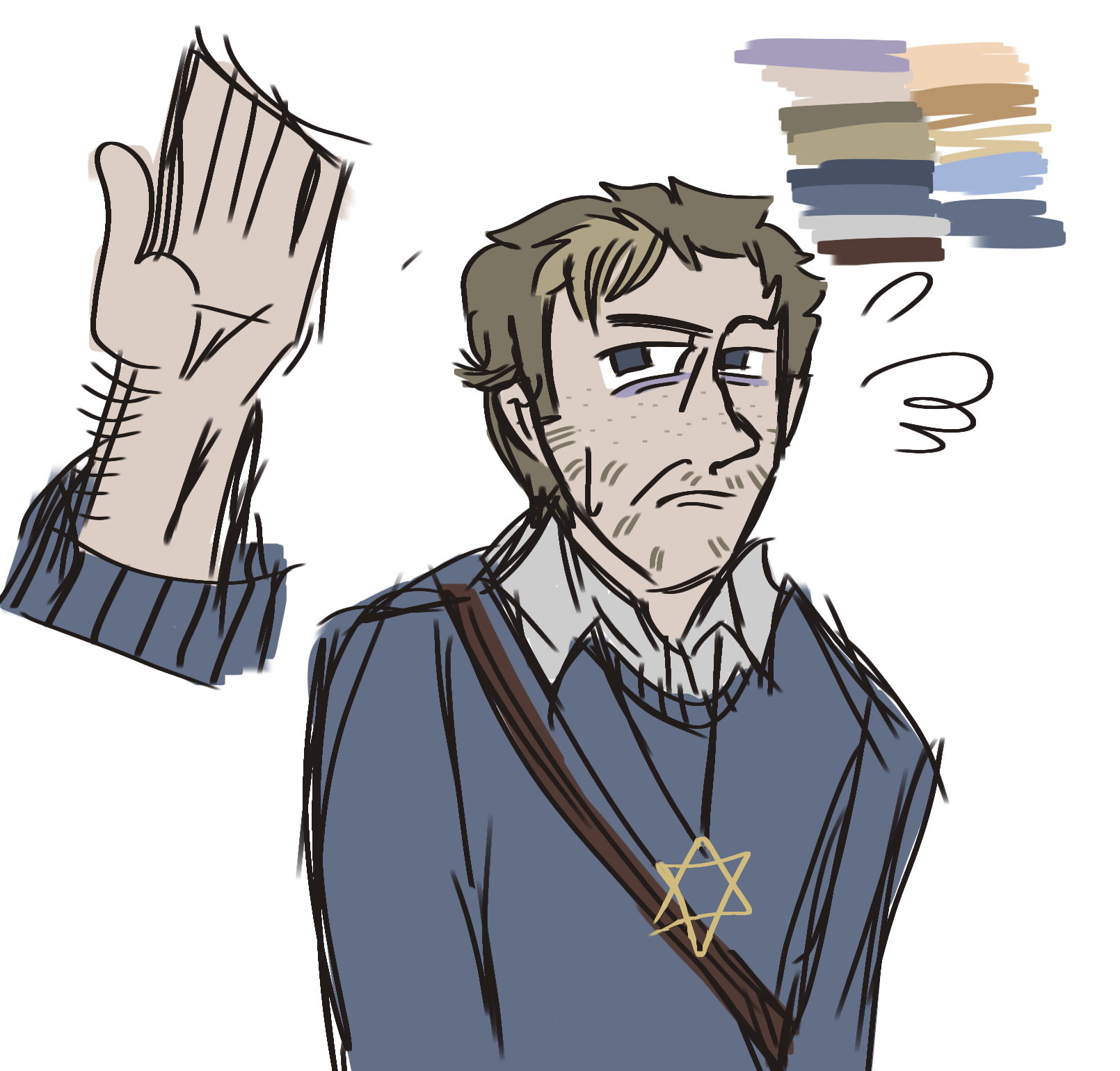 Updated DnD character design - ibisPaint
