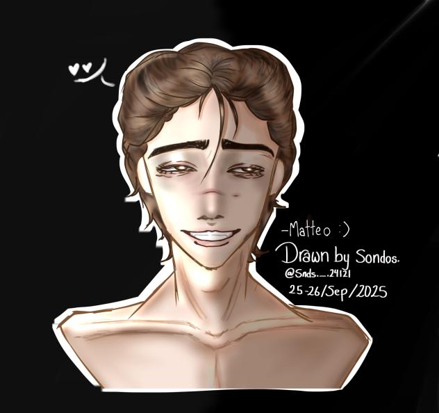 Just drew because I’m bored. (Matteo)