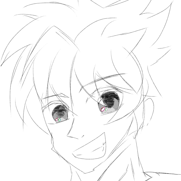 オリキャラ塗り絵！