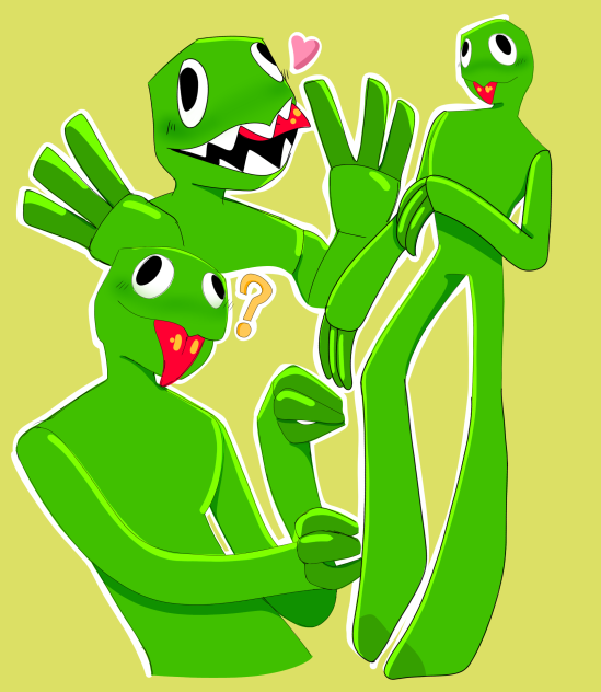 Green Rainbow Friend