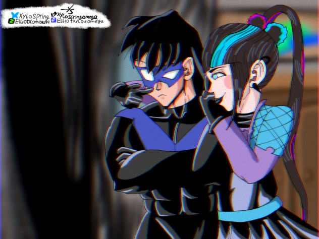 Nightwing and Punchline Practice