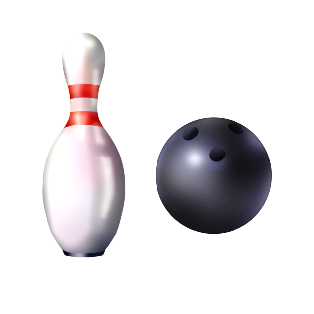 Bowling ball&pin