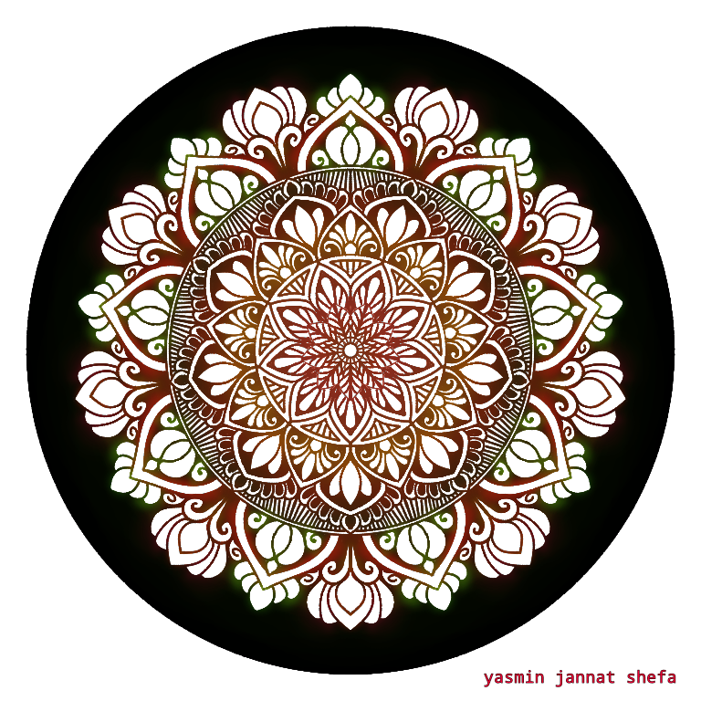 Mandala art with ibis paint x ibisPaint