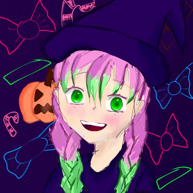 halloween👻 and mitsuri🍡