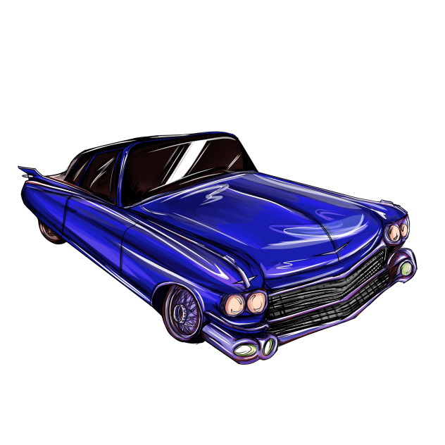 retro car - ibisPaint