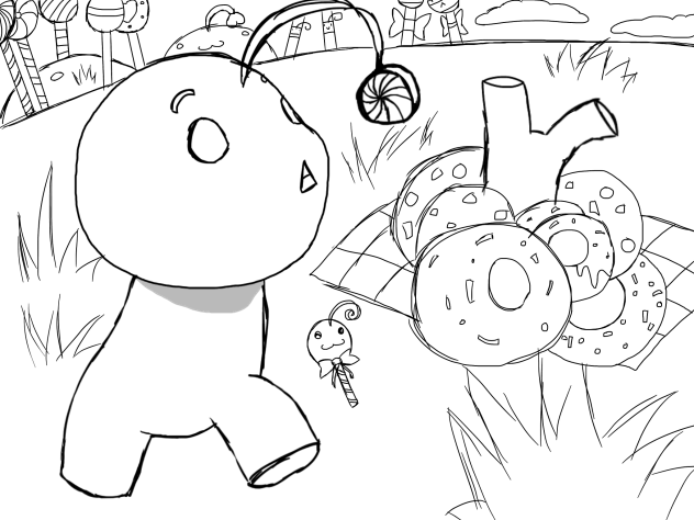[Speedpaint][Sup Guy in candy Land] - ibisPaint