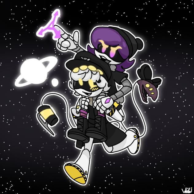 N & Uzi Murder Drones Fanart