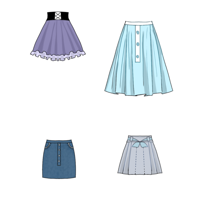 cute skirt - ibisPaint