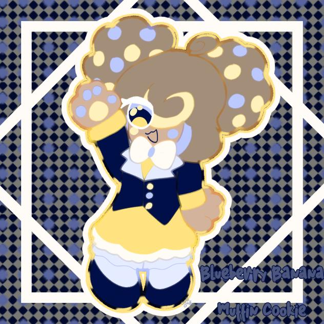 ✬~blueberry banana muffin cookie~✬