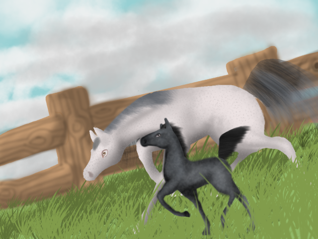 #ocfarm - prancing ponies - ibisPaint